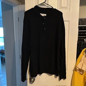 Amazon Essentials Black Button-Up Sweater